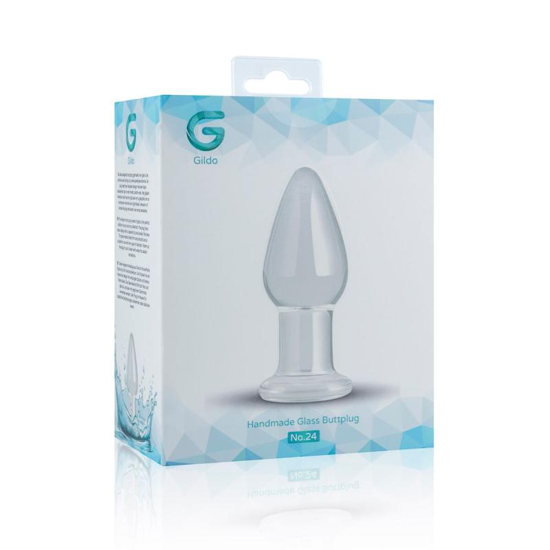 SO4620 Стеклянная анальная пробка Gildo Glass Buttplug No. 24