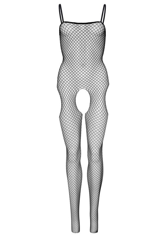 SO8616 Бодистокинг Leg Avenue Suspender Bodystocking One size Black, крупная сетка, доступ