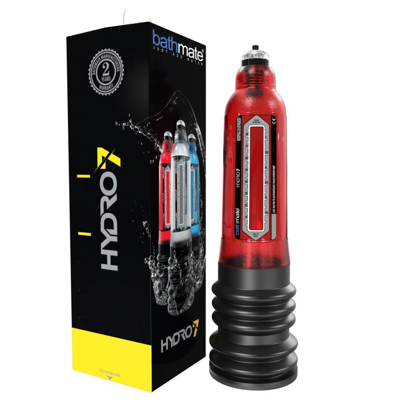 BM-30-BR Гидропомпа Bathmate Hydro 7 Red, для члена длиной от 12,5 до 18см, диаметр до 5см