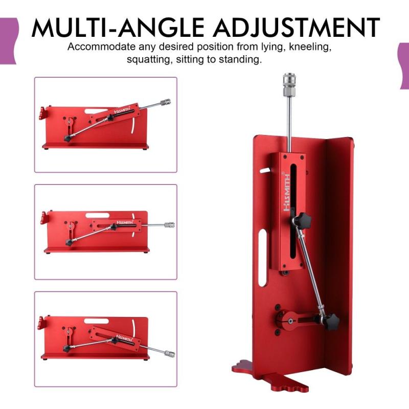 SO6195 Смарт секс-машина Hismith Table Top 2.0 Pro APP Red, настольная версия