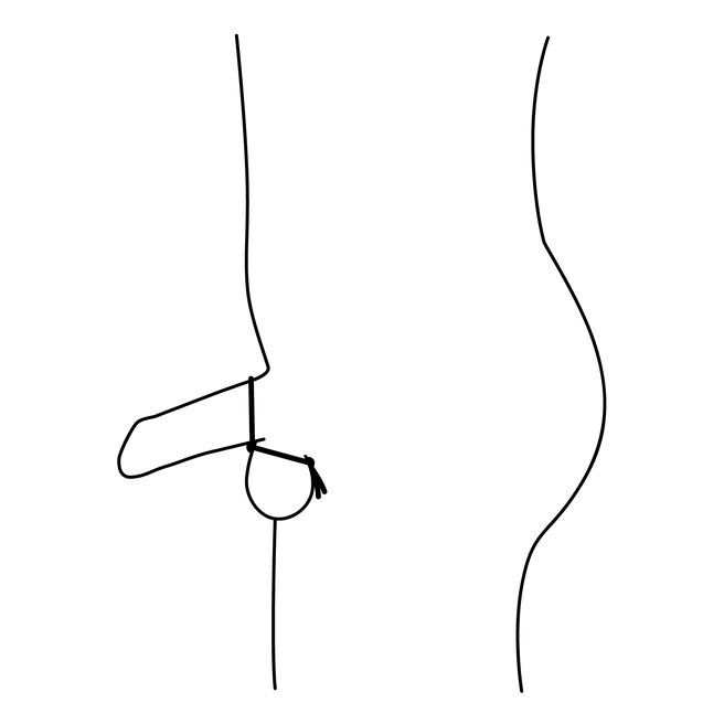 SO8694 Эрекционное кольцо Nexus FORGE Double Adjustable Lasso - Black