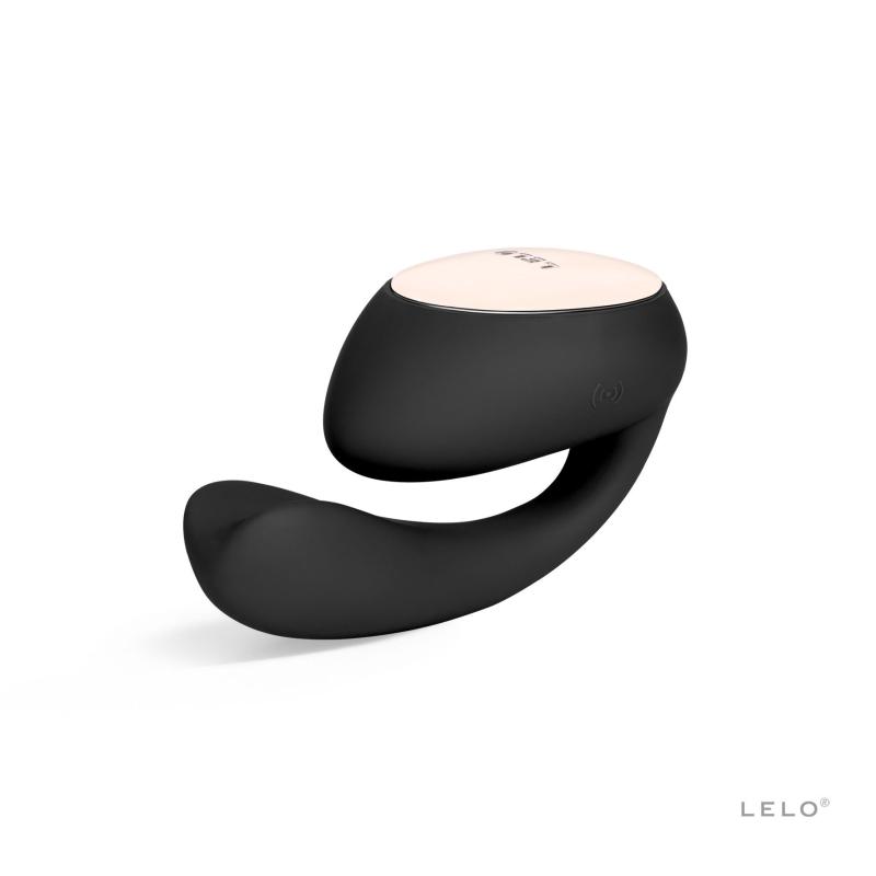 SO8076 Смарт-вибратор LELO Ida Wave Black, вагинально-клиторальный, технология WaveMotion, 2 мотора