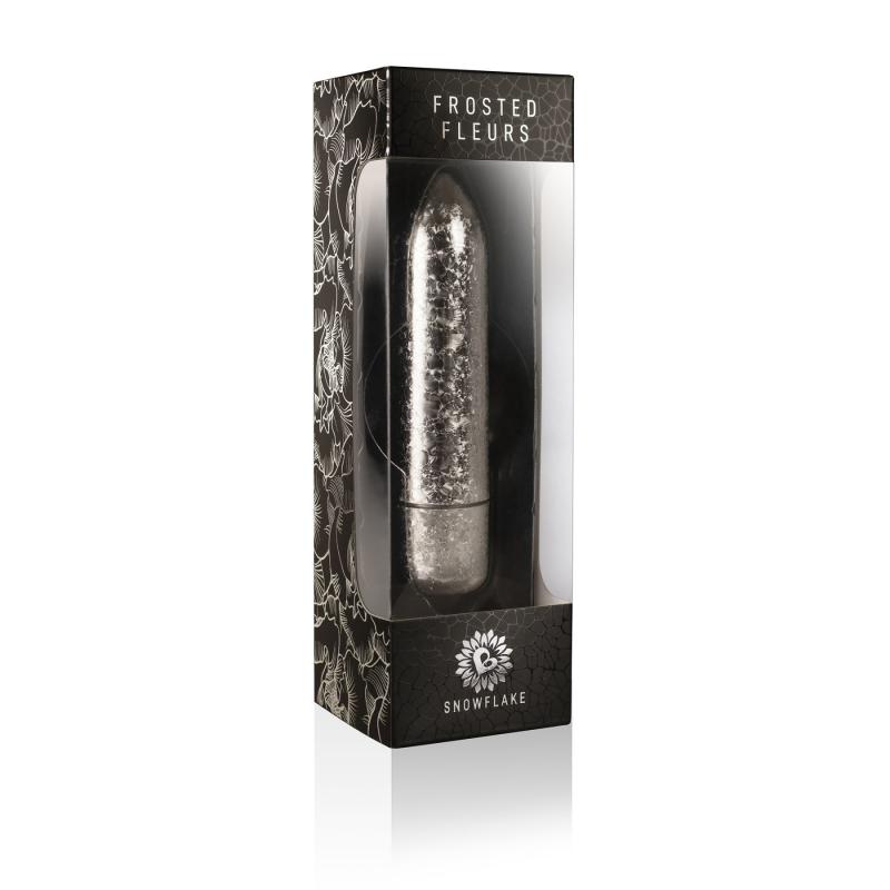 SO2999 Вибропуля Rocks Off RO-120mm Frosted Fleur - Snowflake
