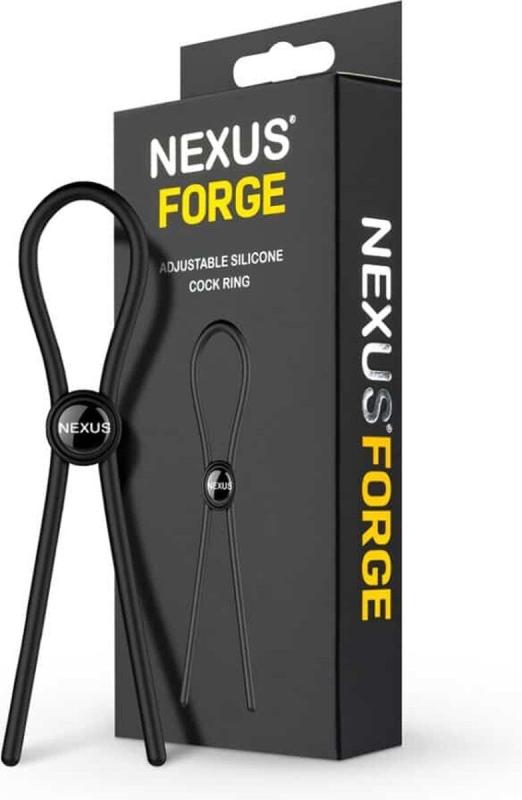SO8693 Эрекционное кольцо Nexus FORGE Single Adjustable Lasso - Black