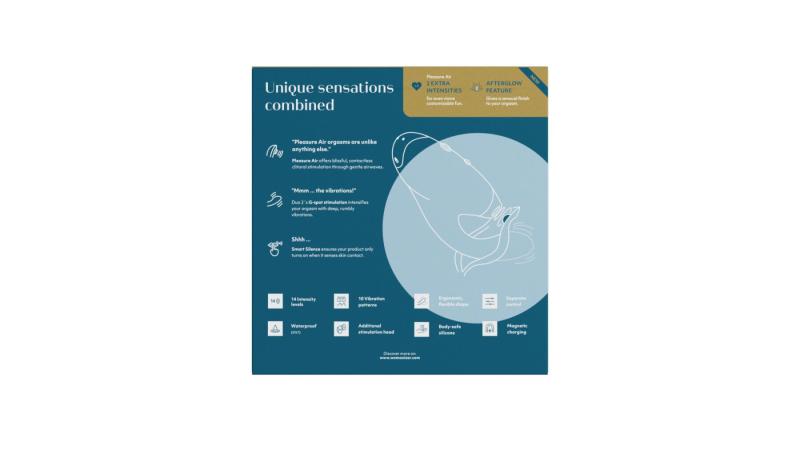 SO8757 Вакуумный клиторальный стимулятор Womanizer Duo 2 - Petrol