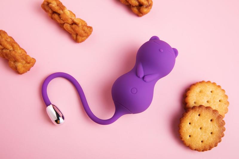 SO3627 Вагинальные шарики с вибрацией KISTOY Paula с пультом ДУ, диаметр 32мм