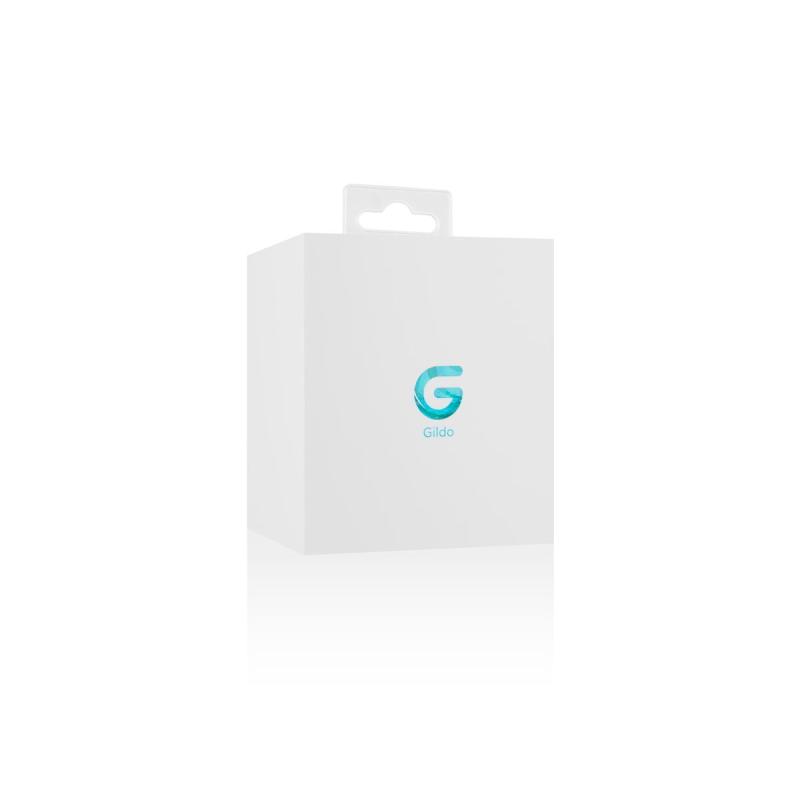 SO4421 Розовая анальная пробка из стекла Gildo Pink Glass Buttplug No. 27