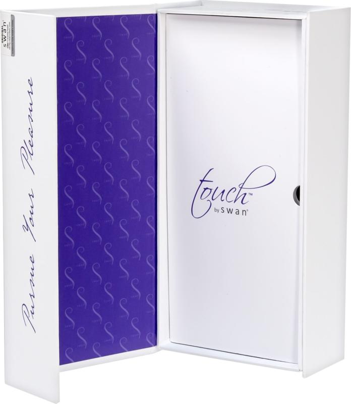 SO2729 Вибратор-кролик с сенсорным управлением и ротацией Touch by SWAN - Duo Purple, глубокая вибрация