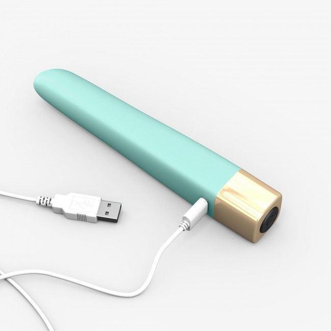 SO3084 Мощный минивибратор Love To Love Delight Me Menthe с мягким кончиком, 16 режимов работы