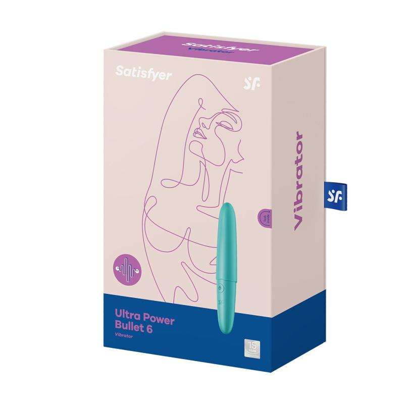SO5434 Минивибратор Satisfyer Ultra Power Bullet 6 Turquoise