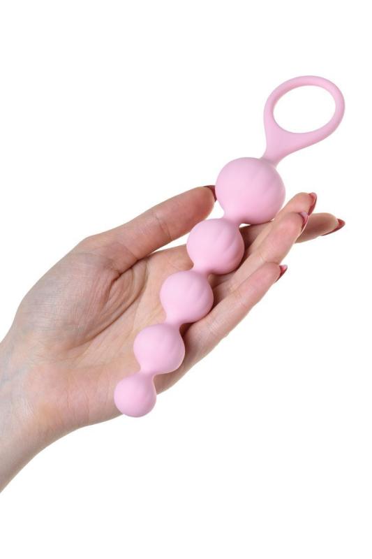 SO2739 Набор анальных бус Satisfyer Beads Colored, силикон , макс. диаметр 3,3см и 3,5см