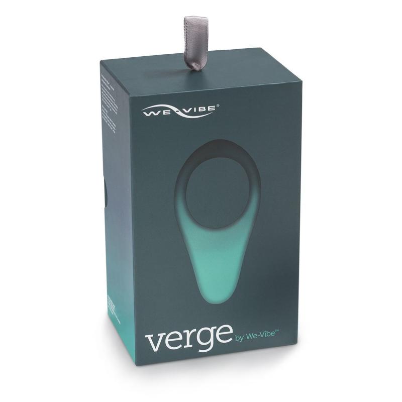 SO1701 Смарт-виброкольцо под одежду VERGE BY WE-VIBE SLATE, охватывает пенис и мошонку, 10 режимов