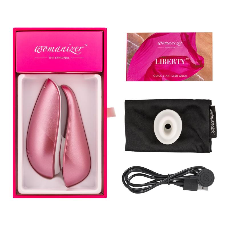 SO8745 Вакуумный клиторальный стимулятор Womanizer Liberty Pink