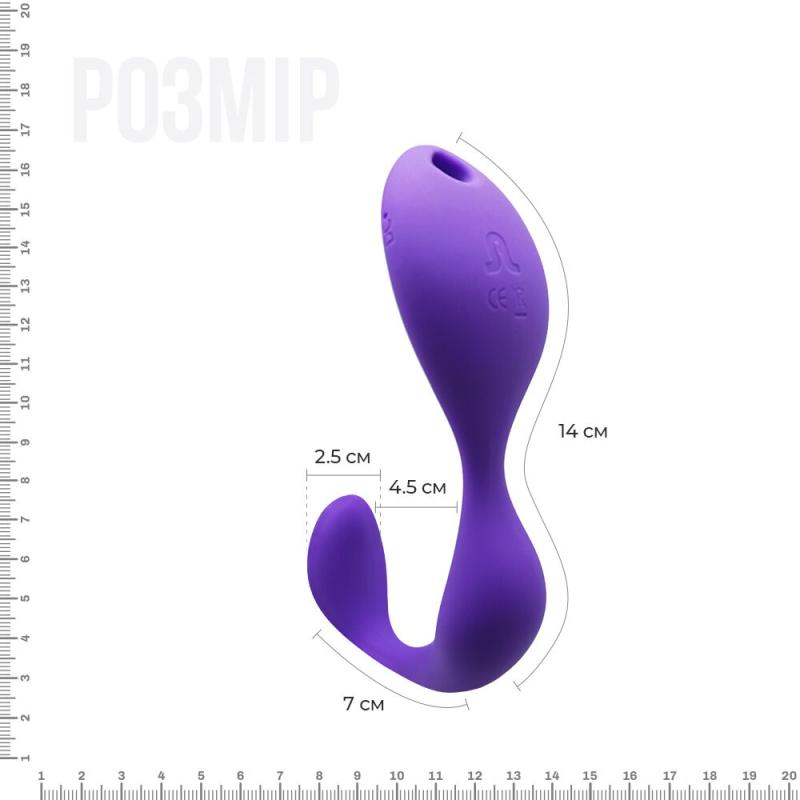 AD10893 Вибратор под одежду Adrien Lastic Mr.Hook с пультом LRS