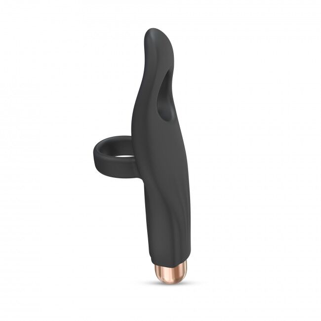 SO5093 Вибратор на палец Love To Love Tickle me - BLACK ONYX перезаряжаемый, 3 варианта использования