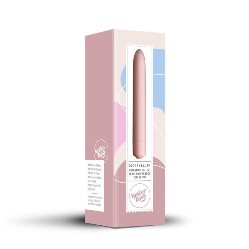 SO6629 Мини-вибратор SugarBoo Sugar Blush, 10 уровней интенсивности