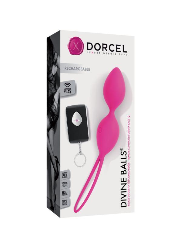 MD1472 Вагинальные шарики Dorcel Divine Balls, диаметр 3,5 см, масса 91г
