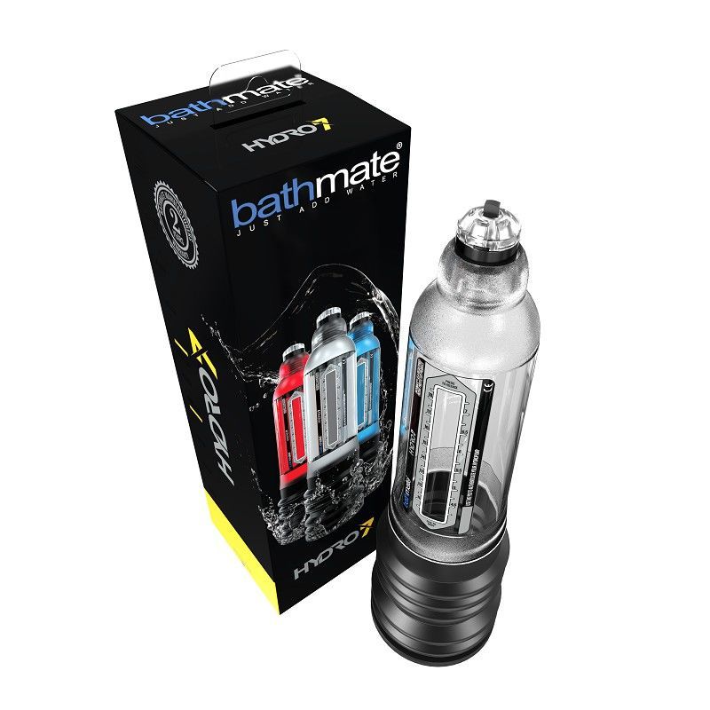 BM-30-CC Гидропомпа Bathmate Hydro 7 Clear, для члена длиной от 12,5 до 18см, диаметр до 5см