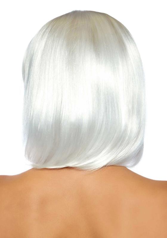 SO7937 Перука, що світиться в темряві Leg Avenue Pearl short natural bob wig White, коротка, перлинна, 33 с
