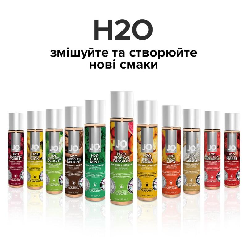 SO1472 Смазка на водной основе System JO H2O — Tropical Passion (30 мл) без сахара, растительный глицерин