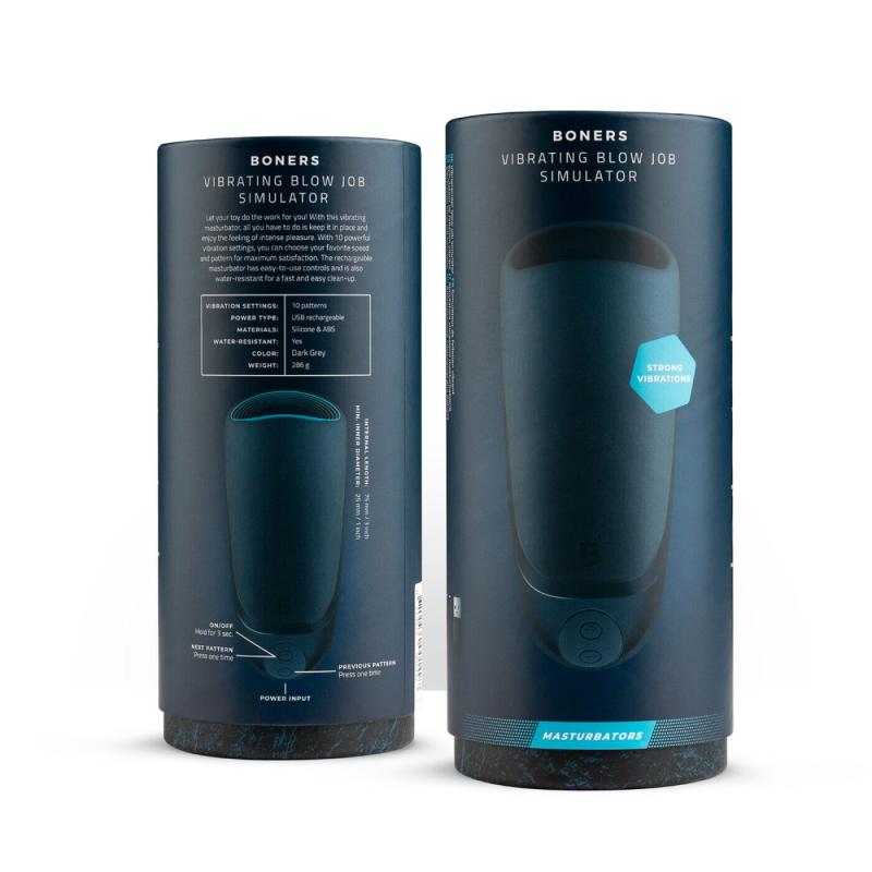 SO8870 Мастурбатор Boners Vibrating Blow Job Simulator