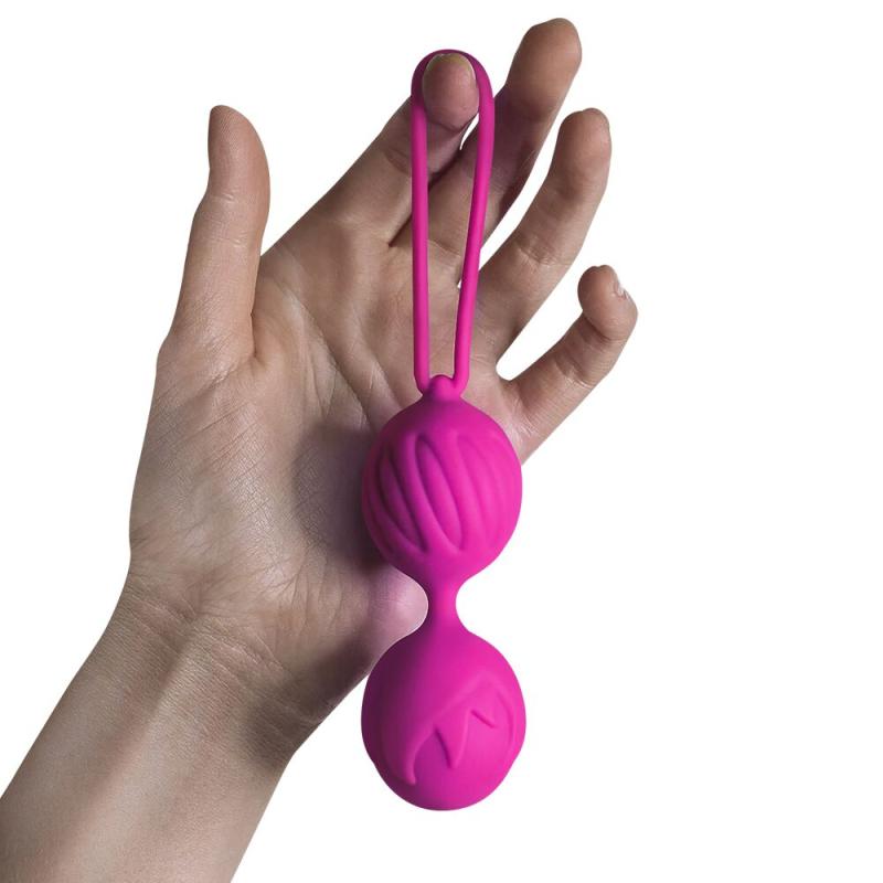 AD40321 Вагинальные шарики Adrien Lastic Geisha Lastic Balls BIG Magenta (L), диаметр 4см, вес 90гр