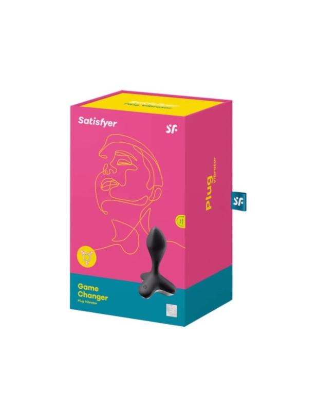 SO6103 Анальная пробка с вибрацией Satisfyer Game Changer Black