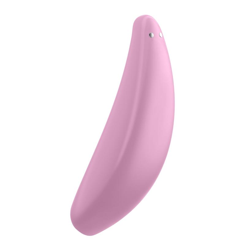 SO3893 Мощный вакуумный клиторальный стимулятор Satisfyer Curvy 3+ с управлением через интернет