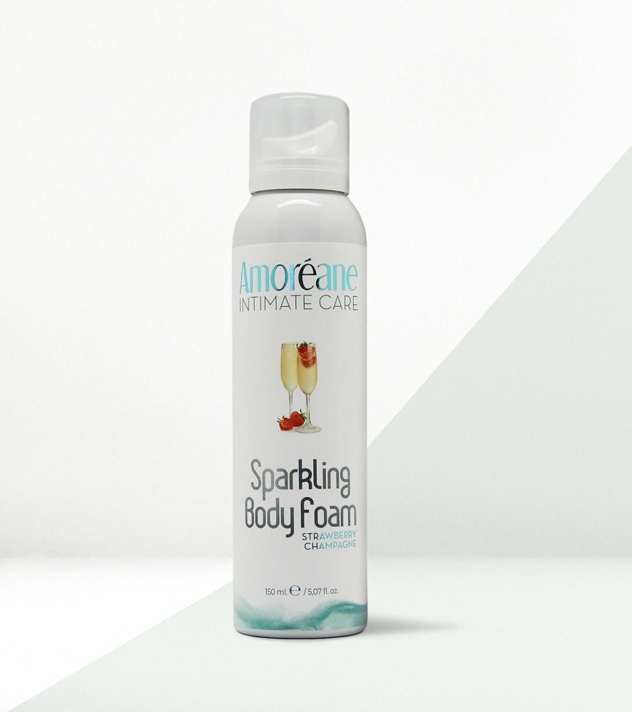 SO5637 Массажная пена Amoreane Sparkling Body Foam Strawberry Champagne(150 мл)