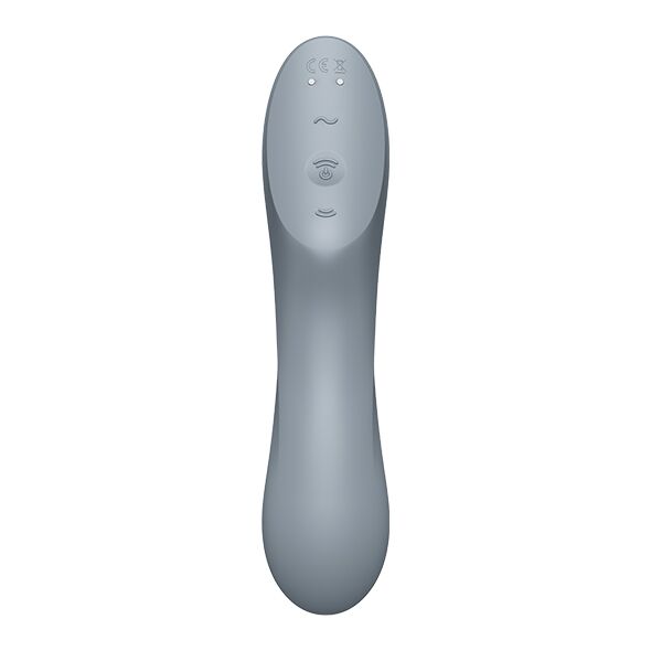 SO6118 Вакуумный стимулятор с вибрацией Satisfyer Curvy Trinity 3 BlueGrey