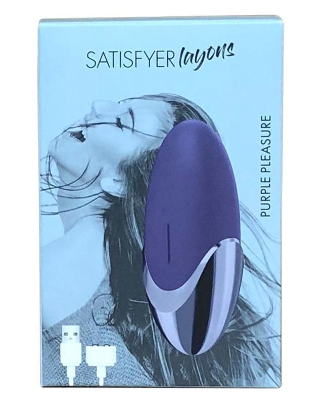 SO3015 Мощный вибратор Satisfyer Lay-On - Purple Pleasure, водонепроницаемый,15 режимов работы