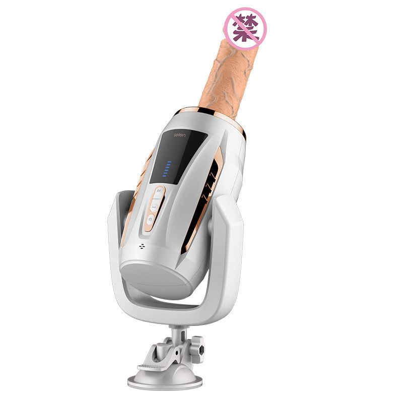 SO3020 Секс машина на присоске Leten Wolverine с фаллоимитатором, амплитуда 3-5см