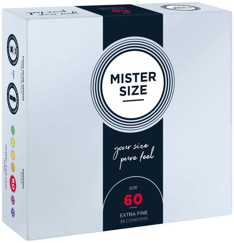 SO8053 Презервативы Mister Size - pure feel - 60 (36 condoms), толщина 0,05 мм