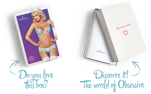 SO7177 Эротический костюм медсестры Obsessive 834-CST-6 S/M, бело-голубой