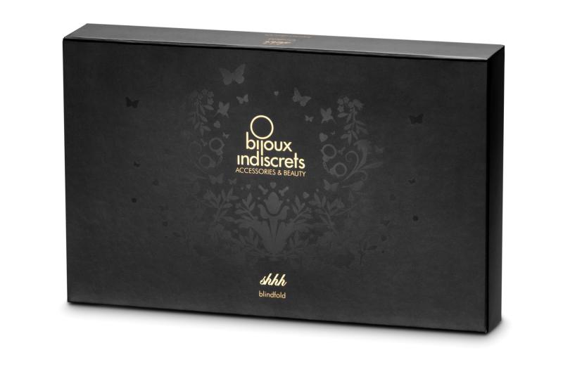 SO2319 Повязка-лента из сатина 2в1 Bijoux Indiscrets: Shhh (повязка на глаза и лента для связывания)