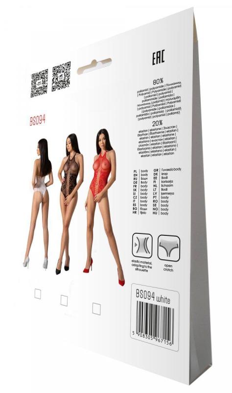 SO8925 Бодистокинг Passion BS094 white