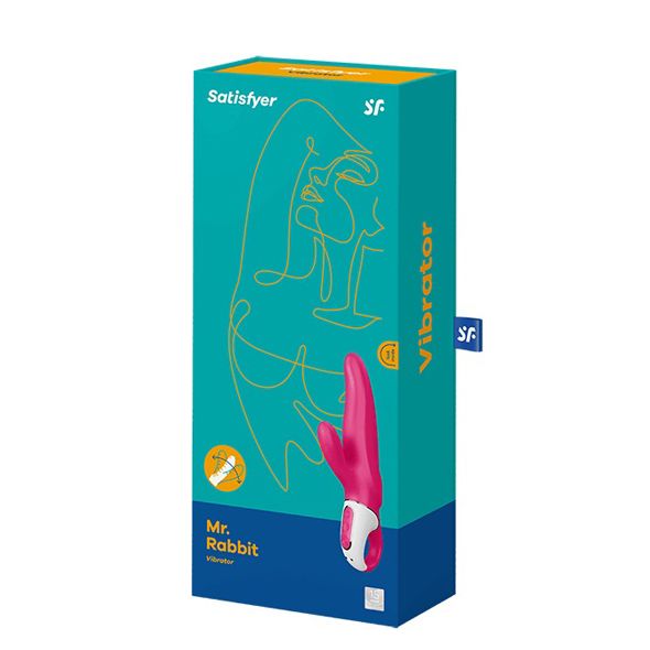 SO2199 Мощный вибратор-кролик Satisfyer Vibes Mr. Rabbit, два мотора, литой силикон, 12 режимов работы