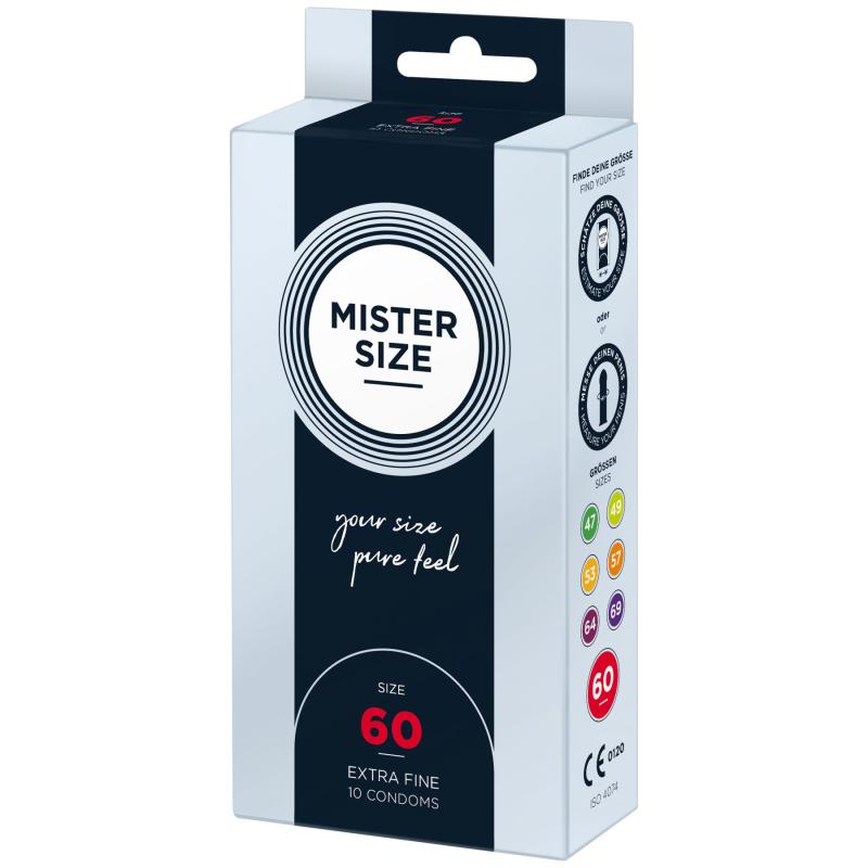 SO8046 Презервативы Mister Size - pure feel - 60 (10 condoms), толщина 0,05 мм