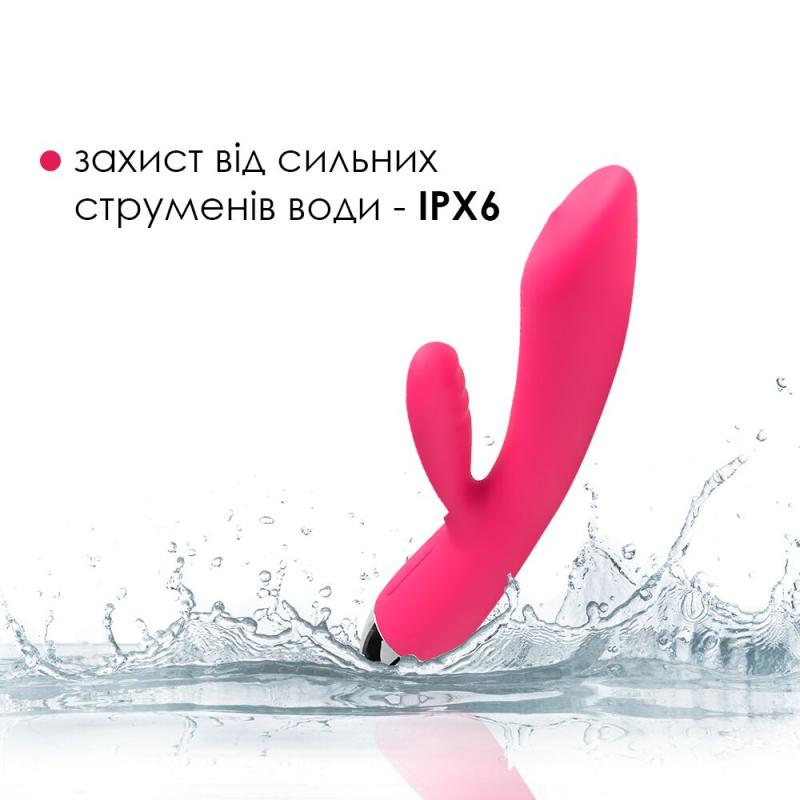SO4840 Вибратор кролик с жемчужной стимуляцией точки G Svakom Trysta Plum Red