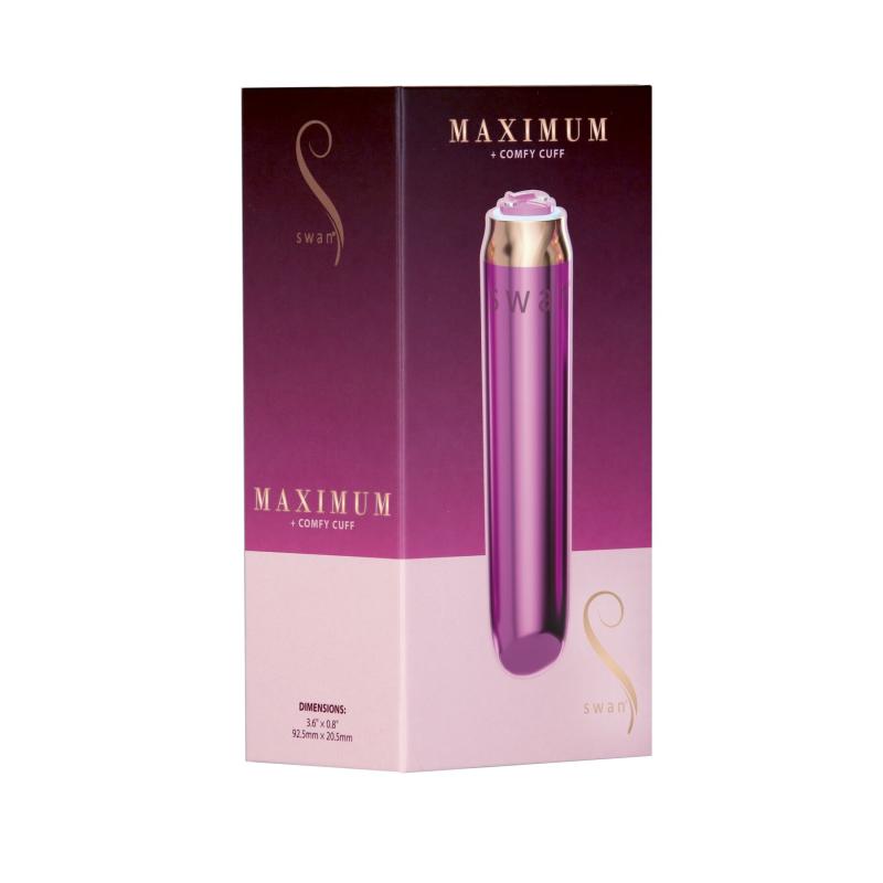SO8904 Вибропуля Swan Maximum + Comfy Cuff Pink