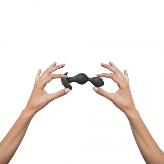 SO4873 Анальный стимулятор, гибкий с вибрацией Love To Love TWINNY BUD Black