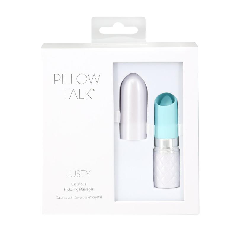 SO7752 Вибратор Pillow Talk Lusty Luxurious Flickering Massager - Teal