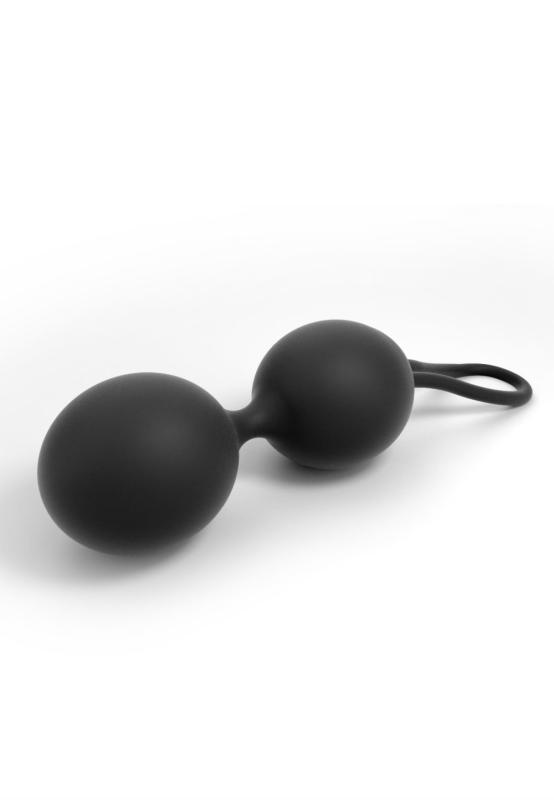 SO3089 Вагинальные шарики Dorcel Dual Balls Black, диаметр 3,6см, вес 55гр