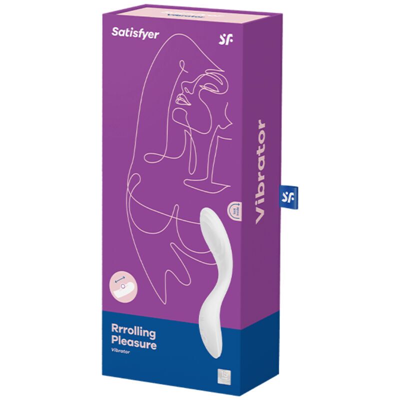 SO6076 Вибратор с жемчужной стимуляцией точки G Satisfyer Rrrolling Pleasure White