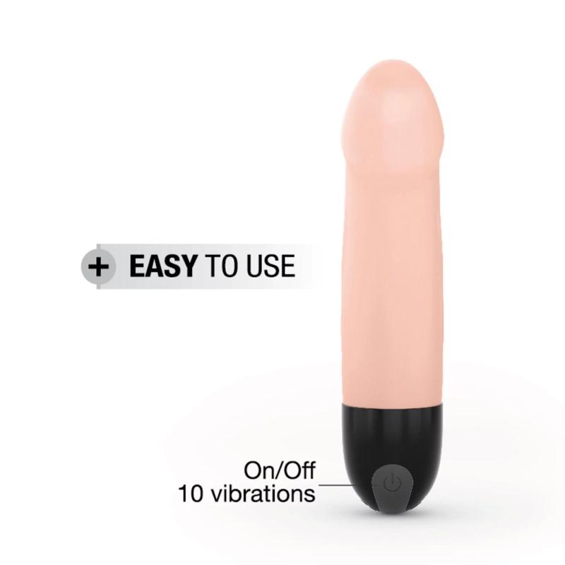 SO7392 Вибратор Dorcel Real Vibration S Flesh 2.0, диам 3,7см, перезаряжаемый, для точки G