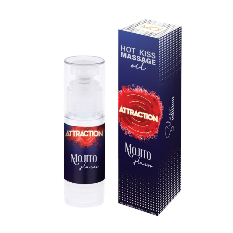 SO6053 Съедобное массажное масло MAI Attraction Mojito Hot Kiss (50 мл)
