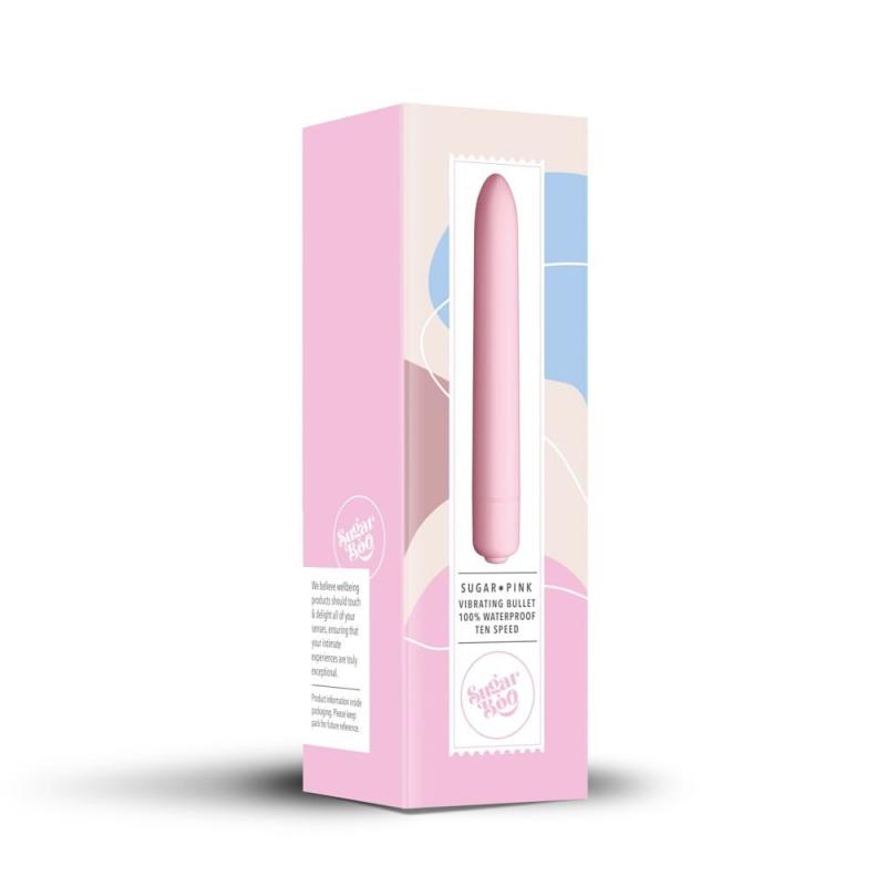 SO6630 Мини-вибратор SugarBoo Sugar Pink, 10 уровней интенсивности