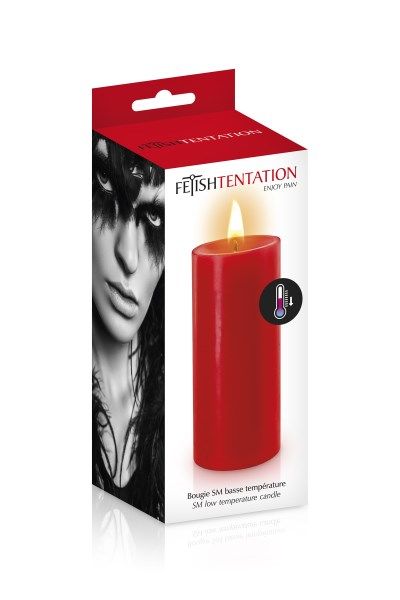 SO3755 БДСМ-cвеча низкотемпературная Fetish Tentation SM Low Temperature Candle Red
