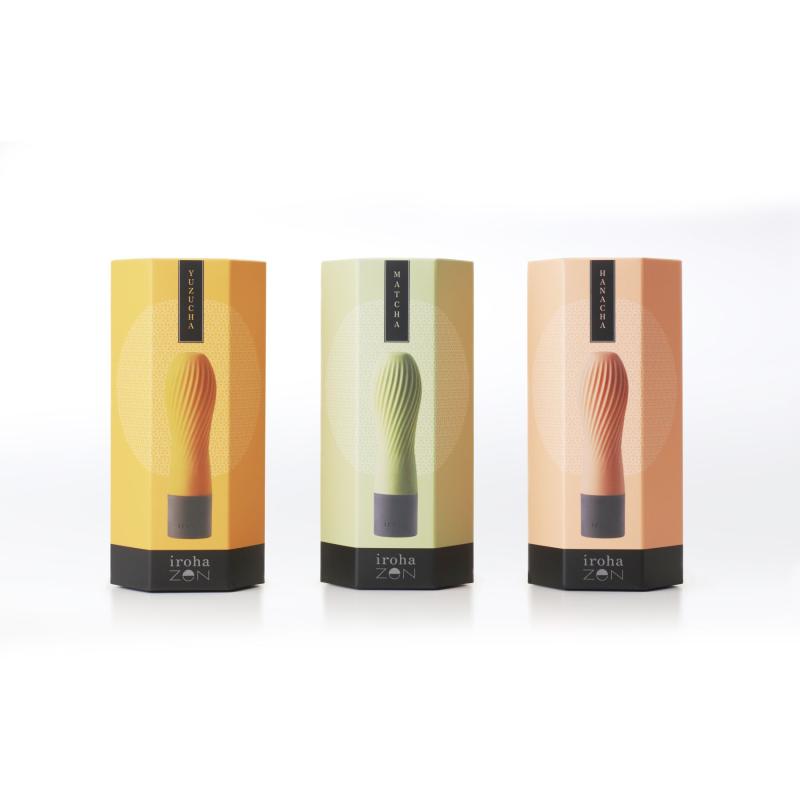 SO4915 Вибратор IROHA ZEN Yuzucha с нежной ребристой поверхность