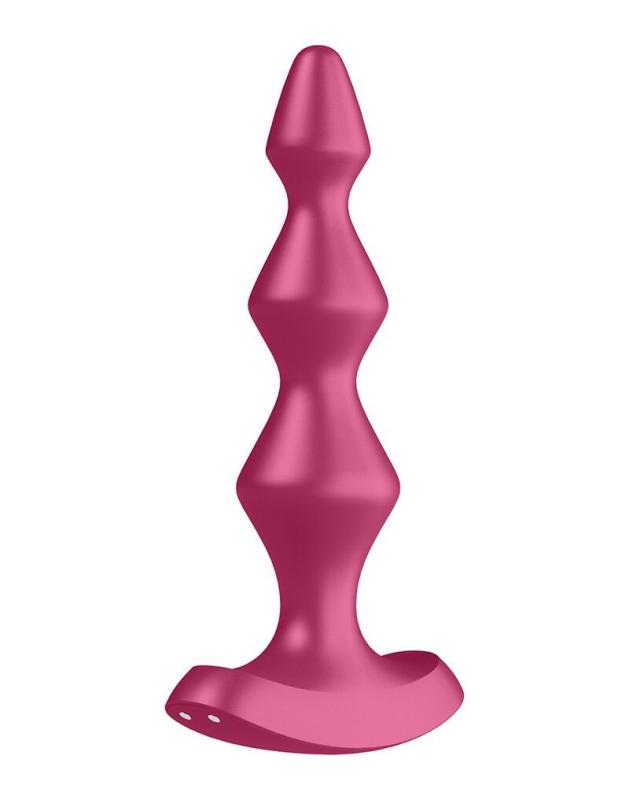 SO4925 Анальный стимулятор-бусины с двумя моторами Satisfyer Lolli-Plug 1 Berry